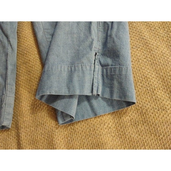 Liz Claiborne Cropped Capri Pants Size 10 Blue Audra - Picture 9 of 10